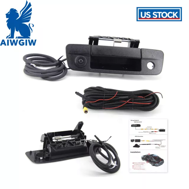 Tailgate Car Backup Reverse Handle Camera For 2009-2017 Dodge Ram 1500 2500 3500