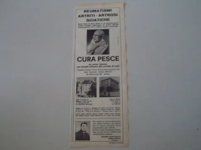 advertising Pubblicità 1965 VILLA PESCE - VIA MONTEROSA MILANO