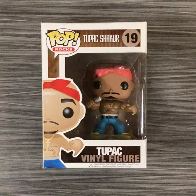 Funko POP! Rocks: Tupac Shakur - Tupac (No Eyebrow)(Damaged Box) #19