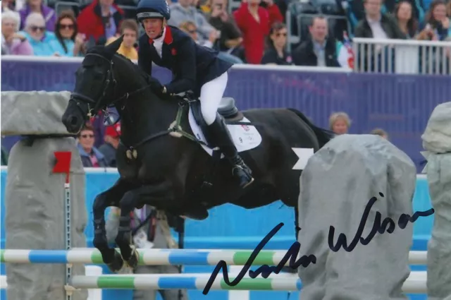 Nicola Wilson Hand Signed London 2012 Olympics 6X4 Photo Great Britain 4.