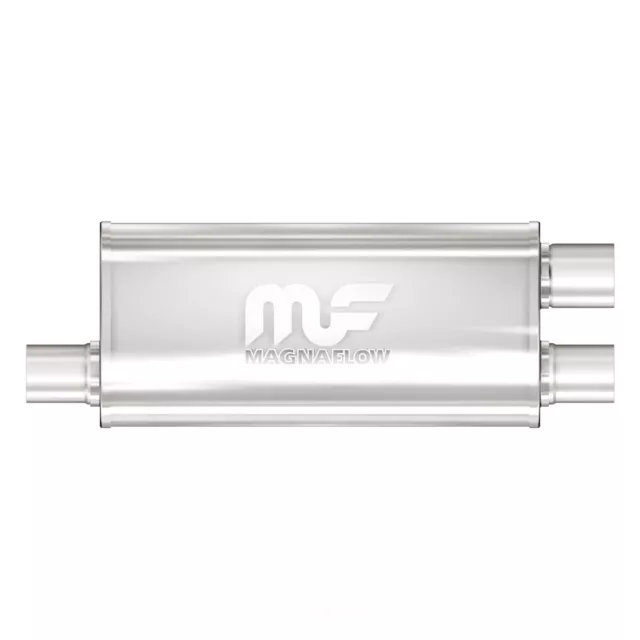 NEW Magnaflow 12266 Stainless Steel Muffler 2-1/2" in, Dual 2-1/4 out Transverse