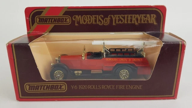 Miniature Matchbox Models Of Yesterday – Rolls Royce Silver Ghost 1907 (bus)