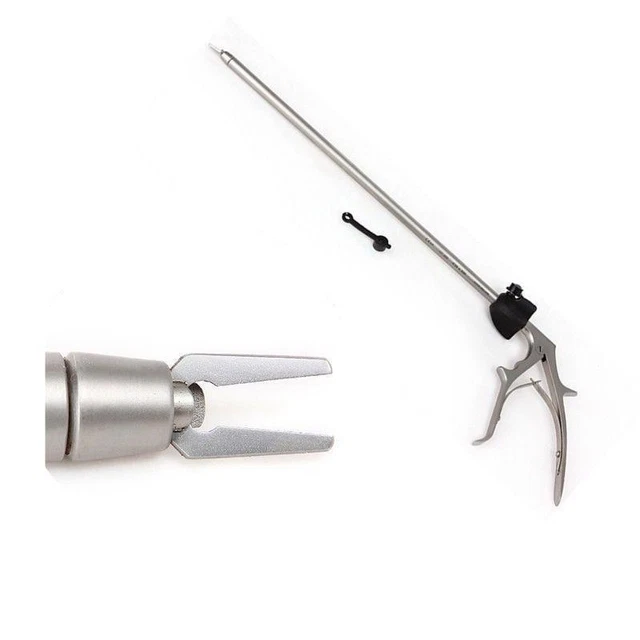 Middle & Flat Clip Applier Double Action 10X330mm Laparoscopy 101.111