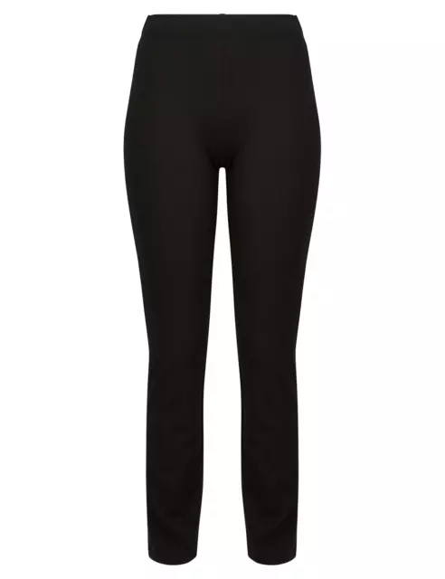 Noni B - Womens Pants - Black Winter Ponte Leggings - Elastane Fashion Trousers