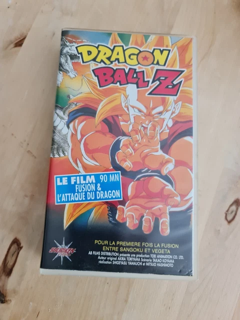 VHS Dragon Ball Z Le film oav Fusion & L'attaque du Dragon cassette k7