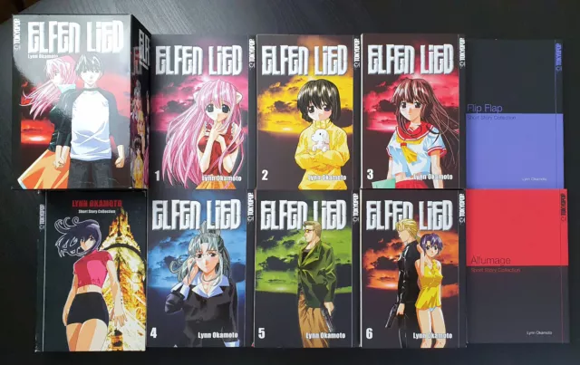 ⭐ NEUWERT. Elfen Lied 1-6 (KOMPLETT) + Lynn Okamoto Short Story Collection Manga