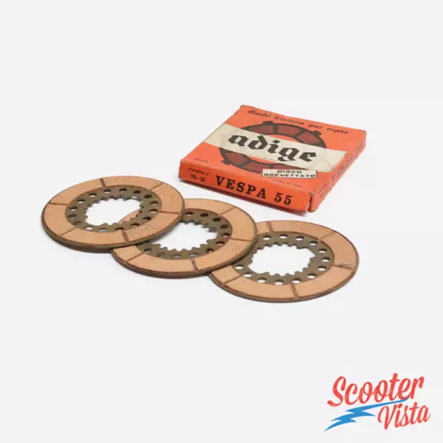 N.O.S. Adige Vespa 150 & Early Sprint Clutch Cork Set