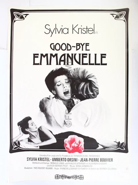 ORIGINAL FILMPOSTER FILMPLAKAT A1 Good bye Emmanuelle Sylvia Kristel