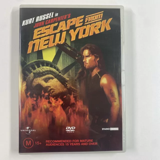 Escape From New York L.A. 2 VHS John Carpenter Kurt Russell Stacy Keach￼