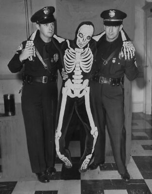 Antique Arrested Skeleton Photo 1198b Oddleys Strange & Bizarre