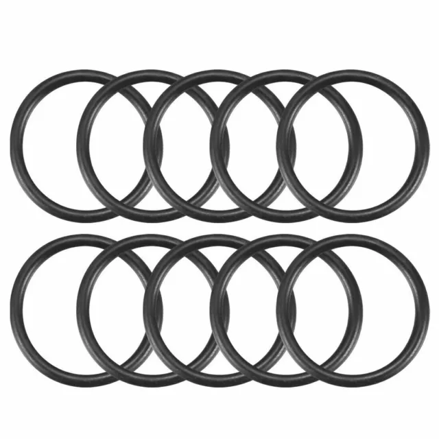10Pcs 20x 1.9mm Rubber O-rings NBR Heat Resistant Sealing Ring Grommets Black✦KD
