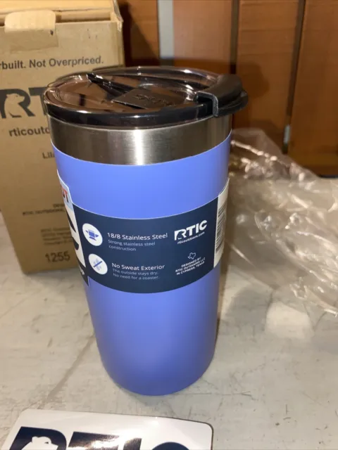 RTIC | 16 Oz Stainless Steel Travel Coffee Cup | Vacuum Insulated Tumbler Mug 3