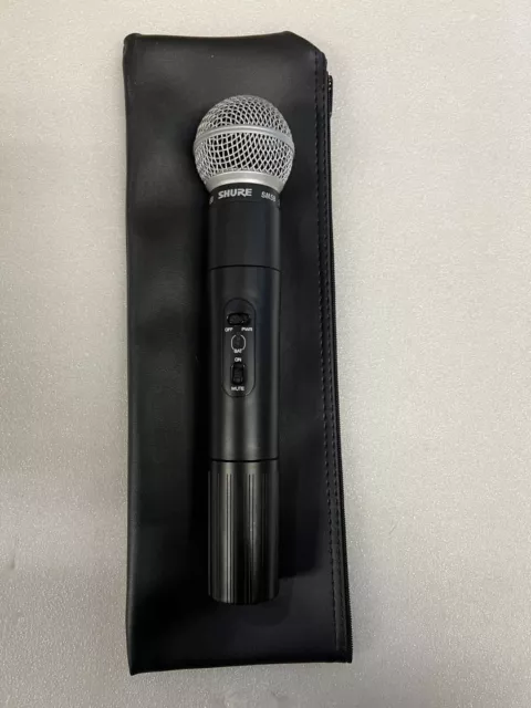 Shure SM58 Microphone with Wireless transmitter LX2 208.200 MHz