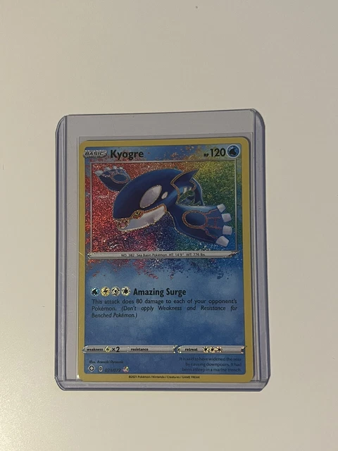 Pokémon TCG Kyogre Shining Fates 021/072 Holo Amazing Rare