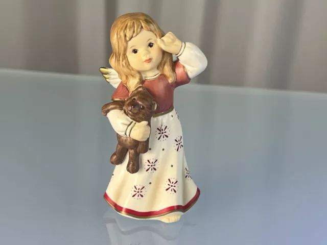 Goebel Figura Ángel Soñadora Con Teddy 11CM 1 Wahl. Superior Estado