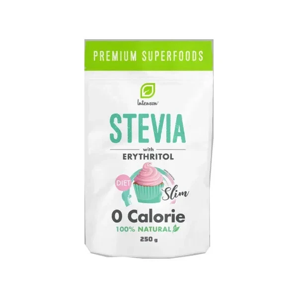KIT ZUCCHERO STEVIA 0 CALORIE 250g eritritolo DIMAGRIRE per diabetici DIETA