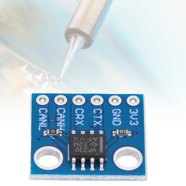 thumbnail image 2 of HiLetgo SN65HVD230 CAN Bus Transceiver Module (3pcs) - For Arduino, Automotive & Industrial Communication 2 of 10