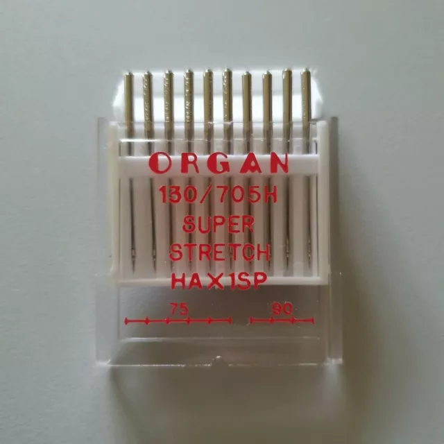 Organ Domestic Overlocker Machine Needles, Janome, Brother, Toyota, HAX1SP
