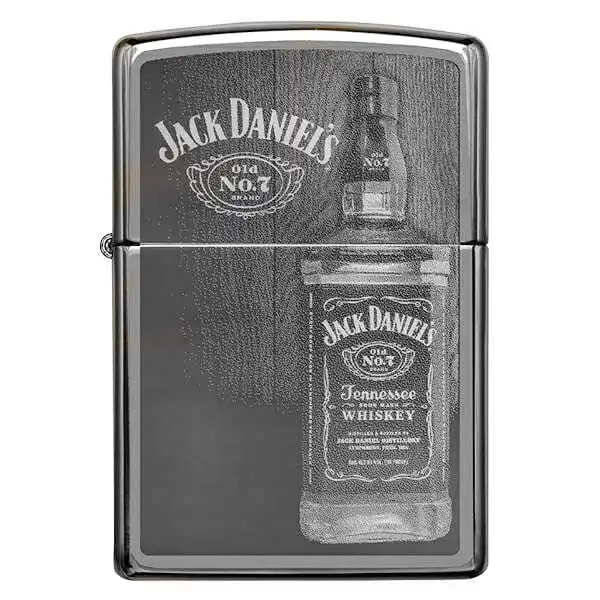 Zippo - Benzin - Feuerzeug - Jack Daniels Black Ice 60005158 - Neu!