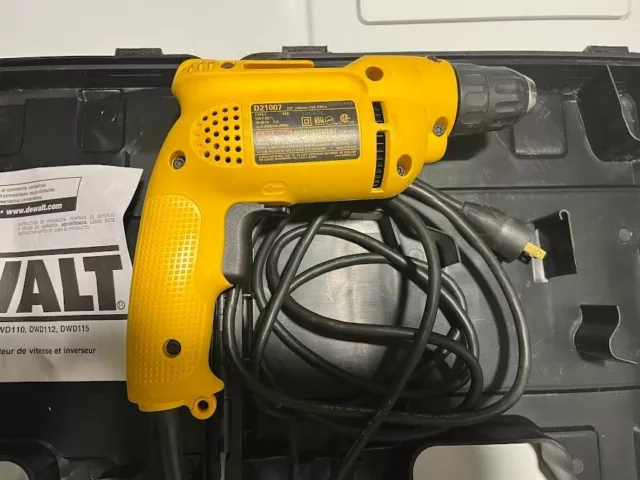 DeWALT D21007 3/8" VSR 5 Amp Corded Drill with Case