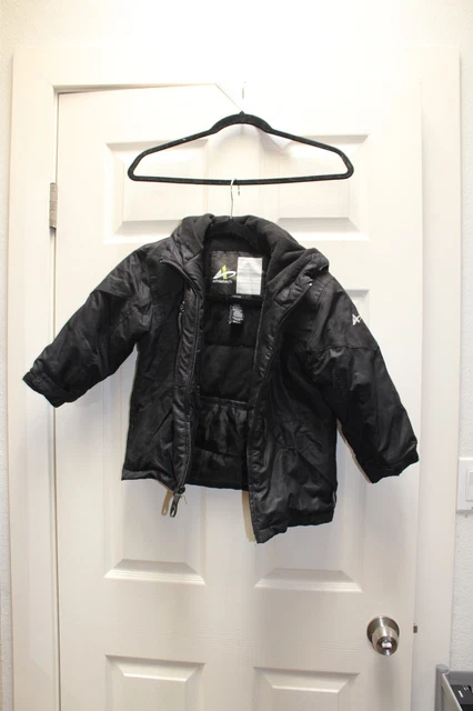 Athletech Kids' Black Winter/Snow Jacket, Size XS (4/5)