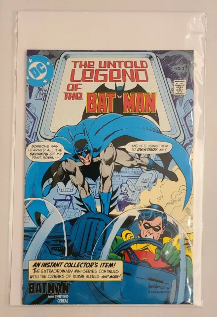 Untold Legend of the BATMAN #1, Mini Comic Book, DC Comics, (1980) CEREAL