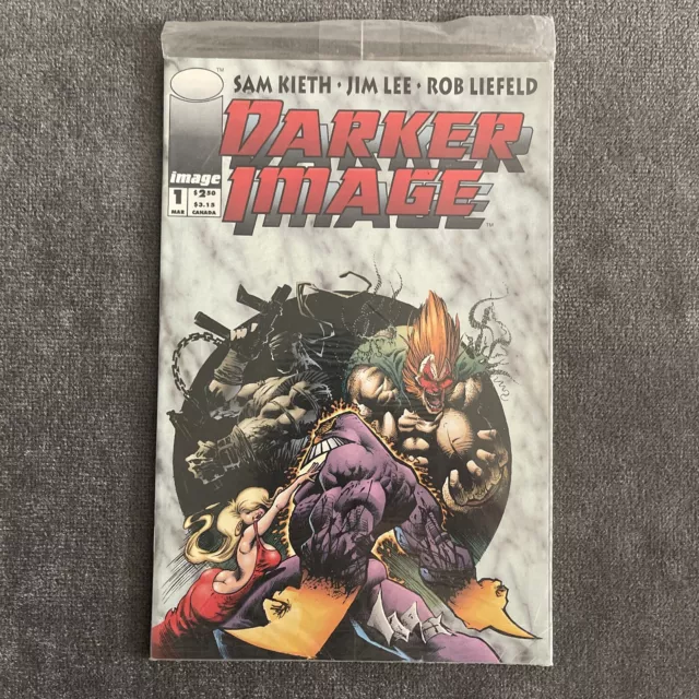 comic book - Darker Image #1 Gold FACTORY SEALED w/ collector card -The Maxx