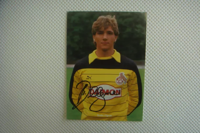 1.Fc Köln Autogrammkarte "Bodo Illgner" Saison 1985/86 "Daimon" Signiert