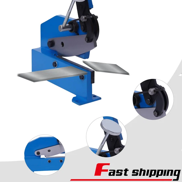 200MM BENCH MOUNTED Metal Cutting Manual Hand Shear Sheet Cutter ...