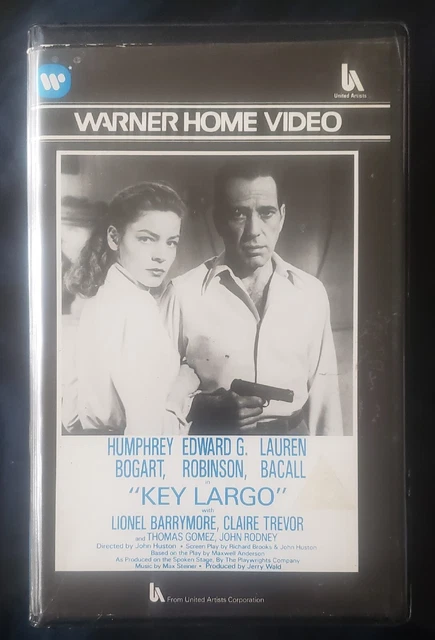 Key Largo Betamax Video Humphrey Bogart Ex Rental Pre Cert