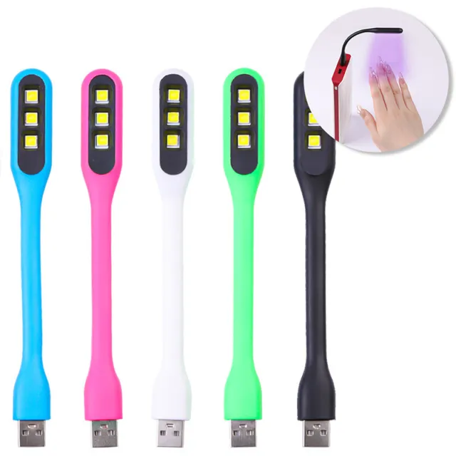 Mini secador de uñas USB lámpara UV LED portátil esmalte de uñas gel UV rápido ▲R