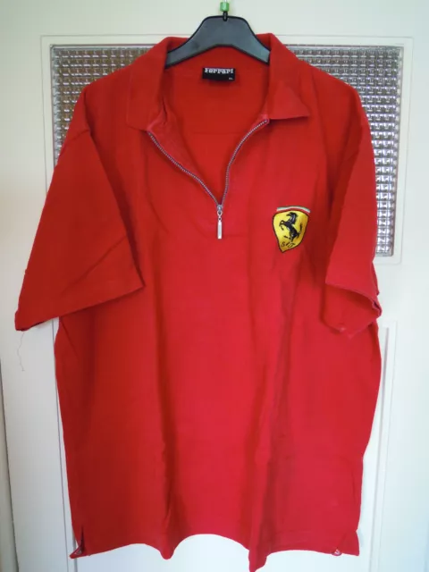 Rare / Polo T- Shirt : Ferrari F1 Formule 1 /Taille Size Xl - 100 % Coton Cotton