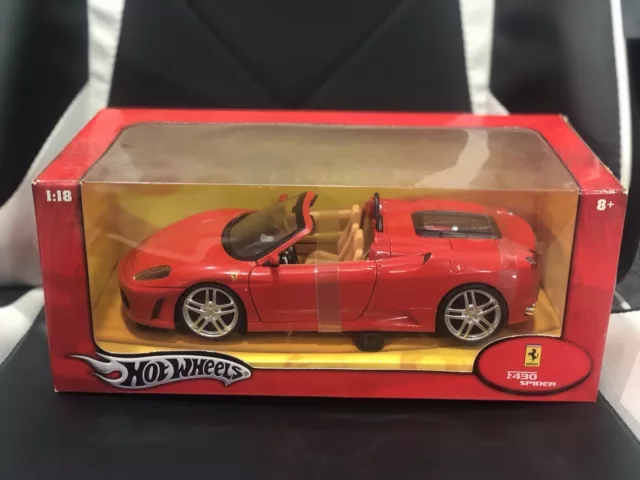 Ferrari F 430 Spider 1:18 Hot Wheels No Elite Con Box Nuovo Sigillato