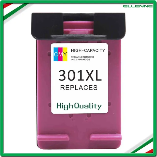 ✅ Cartuccia Compatibile Con Hp 301 Xl Colore Stampante Deskjet 1050 2050 2050 ✅