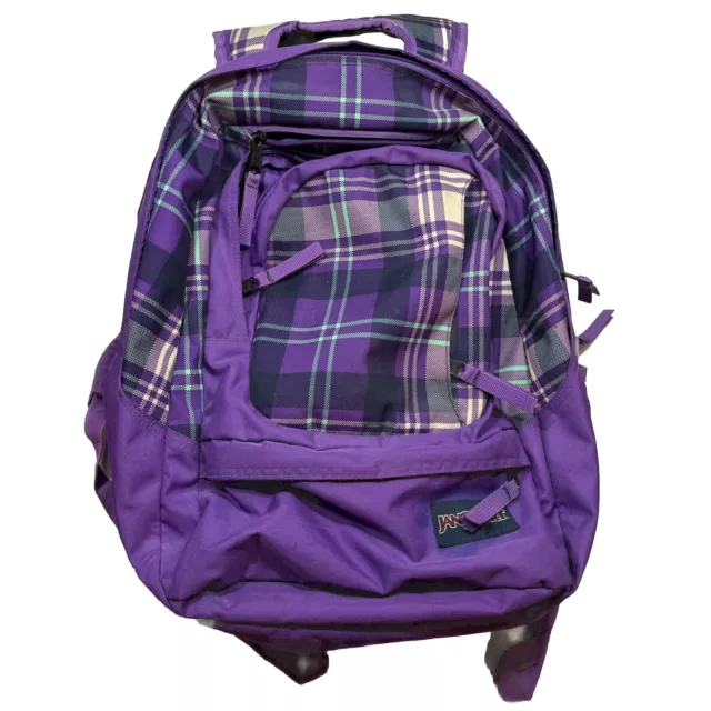 JANSPORT BACKPACK AIR Vital Airlift Straps Green School Travel Carry On Hiking 24.99 PicClick