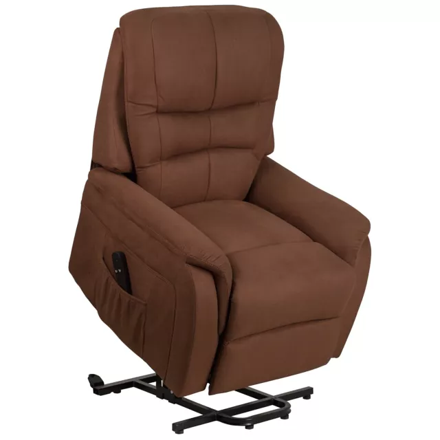 Flash Furniture Microfiber Power Lift Recliner Brown (CH153062LBRNMIC)