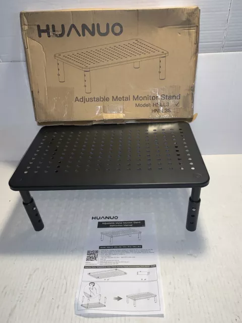 HUANUO HNLL30 Adjustable Monitor Stand - Black