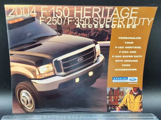 2004 Ford F-150 F-250 Heritage Accessories Sales Showroom Dealer Brochure 16pgs