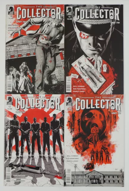 the Collector: Unit 731 #1-4 VF/NM complete series Dark Horse Comics set 2 3