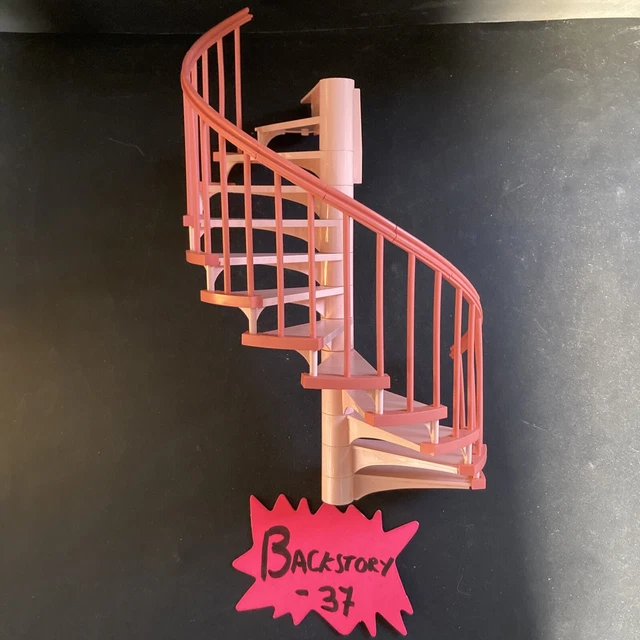 LEGO SCALA SPIRAL Staircase Railing Seg Salmon Rampe Plus Escalier 3290 ...