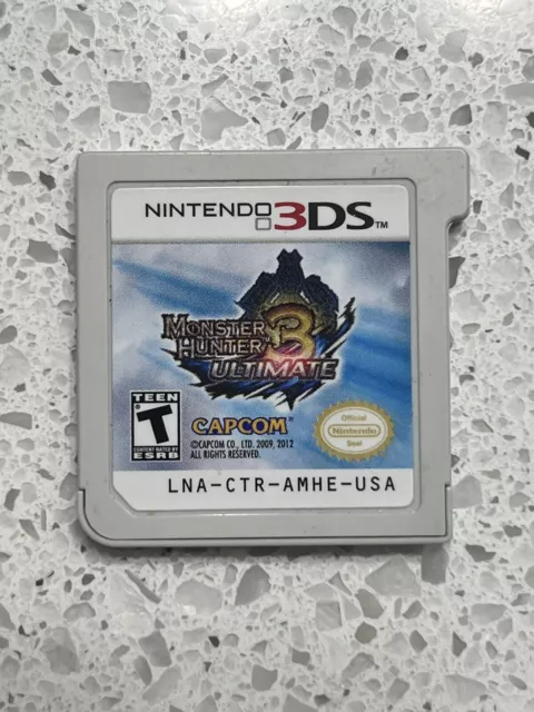 Monster Hunter 3 Ultimate (Nintendo 3DS, 2013) Cartridge Only