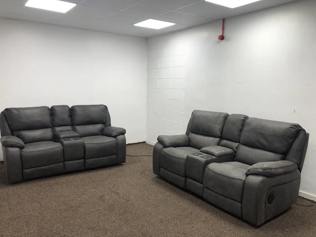 VINSON 2 2 SEATER Sofa Set Electric Recliner Headrest Usb