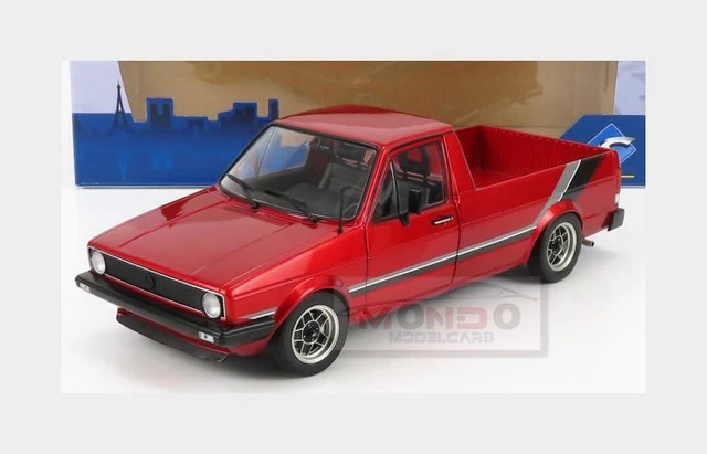 1:18 SOLIDO Volkswagen Caddy Pick-Up Mki 1982 Red Met SL1803508