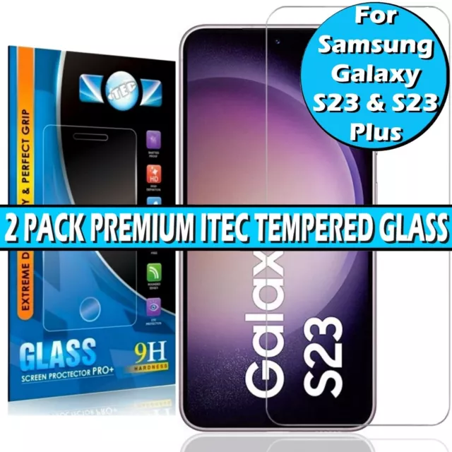 Samsung Tempered Glass Screen Protector For Galaxy S24 S23 S22 S21 S20 S10 Plus