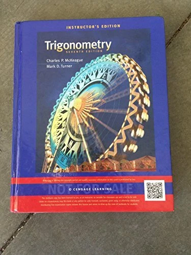 IE TRIGONOMETRY 7E By Mckeague Turner - Hardcover **BRAND NEW**
