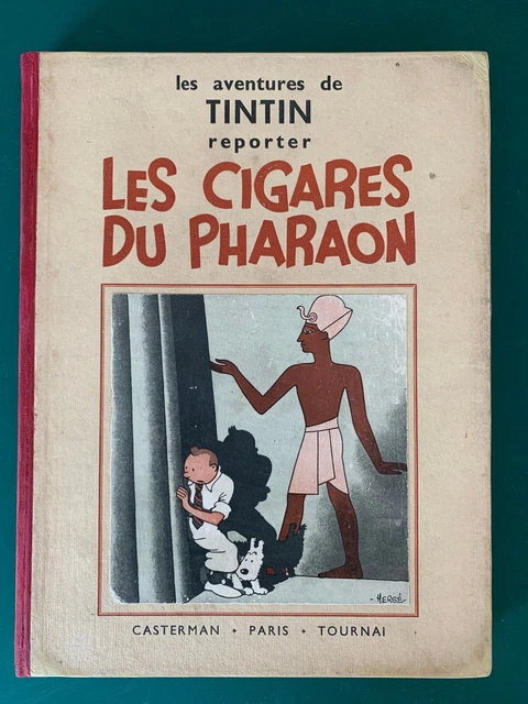 T-shirt Tintin Cigares Du Pharaon - 100% Coton Rouge, Taille 2 Ans - Neuf Avec étiquettes (2022)