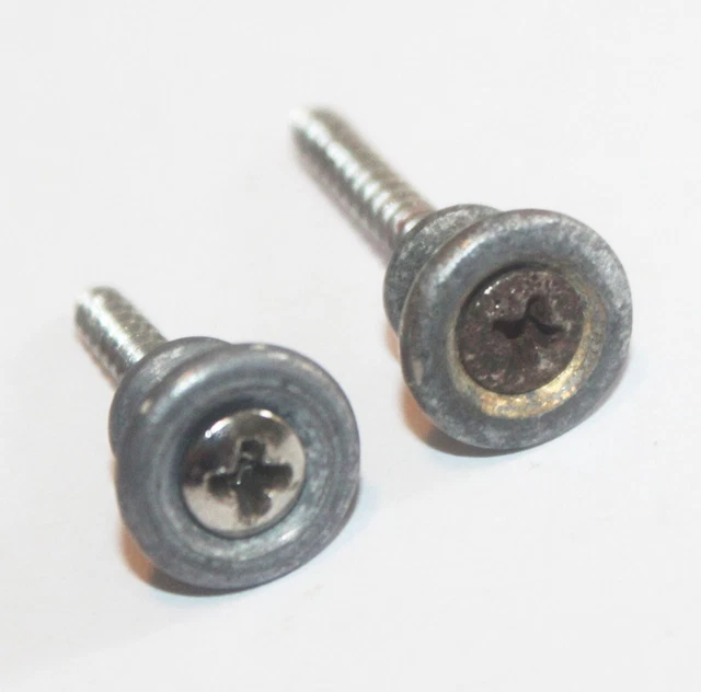 Vintage 1970's Gibson Strap Buttons With Screws ES SG Les Paul 1971 1972 1973 Vintage 1970's Gibson Strap Buttons With Screws ES SG Les Paul 1971 1972 1973