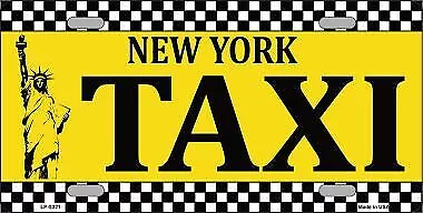 New York Taxi Metal Novelty License Plate Tag LP5221