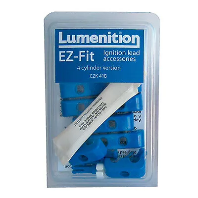 Lumenition E-Z Fit Stecker Blei Zubehör Kit - 6 Zylinder - blau