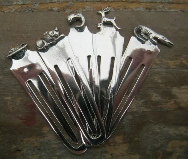 A Wholesale Collection Of 5 Solid Silver 925 Bookmarks - Resellers - Gift Ideas A Wholesale Collection Of 5 Solid Silver 925 Bookmarks - Resellers - Gift Ideas